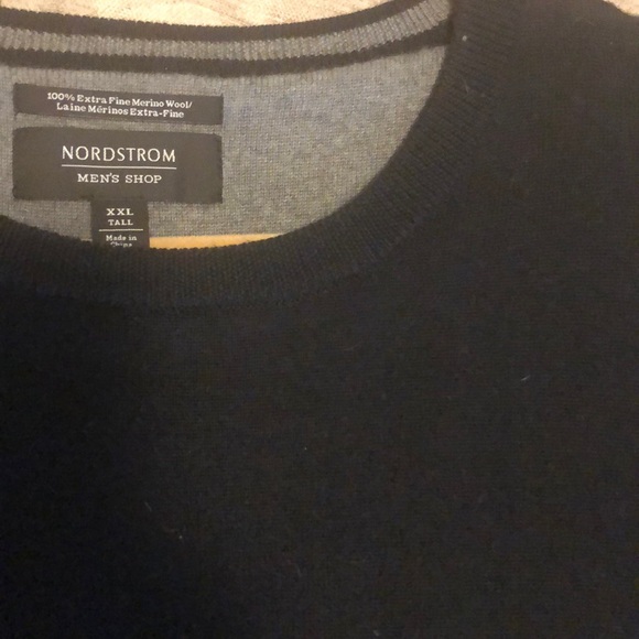 Nordstrom Men’s Shop Merino Sweater- Tall - Picture 2 of 2